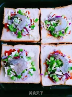 Make Shrimp bread pizza step 3