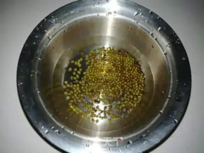 Make Porridge of millet green beans step 0