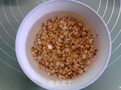 Make ♪ A pickle of rice and melon soup ♪ step 3