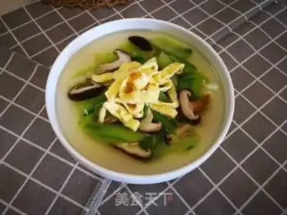 Make Eggskin mushrooms and melon soup step 8