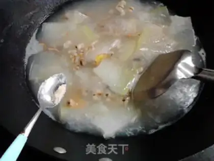 Make ♪ A pickle of rice and melon soup ♪ step 12