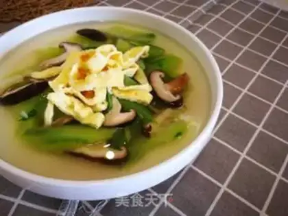 Make Eggskin mushrooms and melon soup step 10