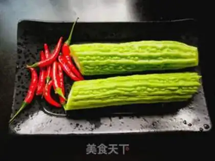 Make A cold, bitter melon step 0
