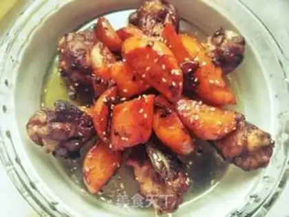 Make Red roasted chicken wings step 9