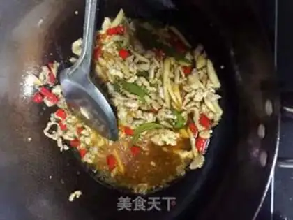 Make Open up, pepper pasta step 3