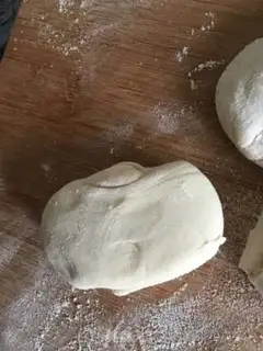 Make Roast bean buns step 14