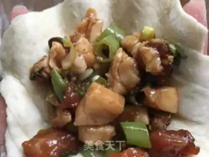 Make Roast bean buns step 15