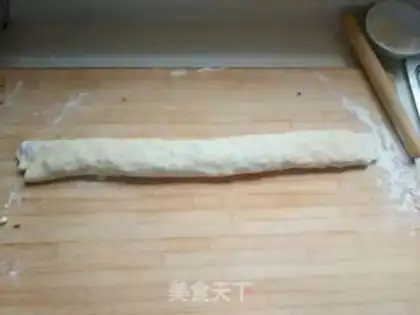 Make Onion ham roll step 7