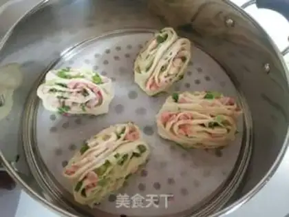 Make Onion ham roll step 10