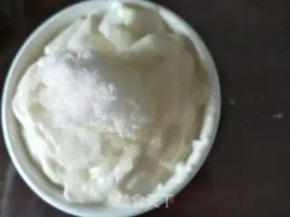 Make Yogurt green bean ice cream step 5