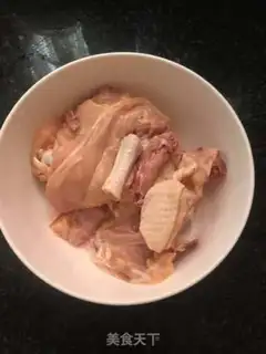 Make Tea mushroom chicken soup step 1