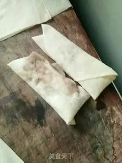 Make Spring rolls step 3