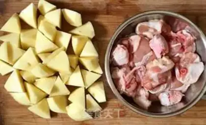Make Potato chicken step 0
