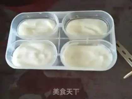 Make Yogurt green bean ice cream step 7