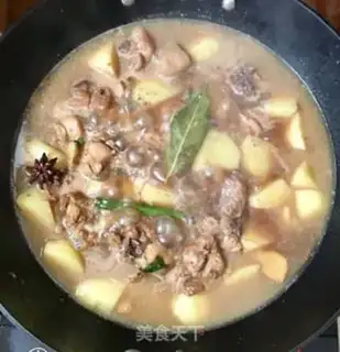 Make Potato chicken step 4