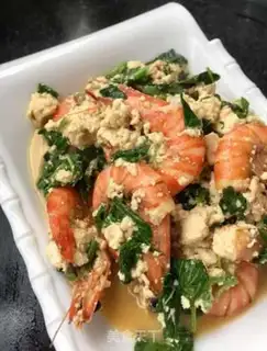 Make Shrimp-crawling tofu step 9
