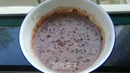 Make Red bean oatmeal step 3