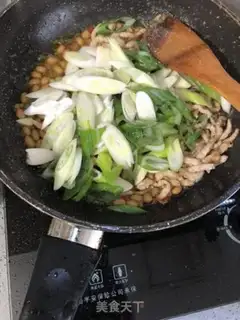 Make The bean is fried meat step 4