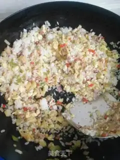 Make Egg fried rice step 5