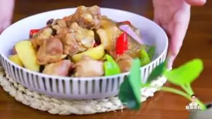 Make Korean-American chicken stew step 26