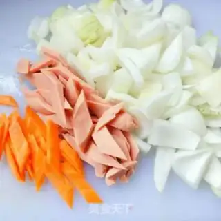 Make Onion carrots for ham step 2