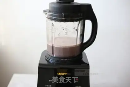 Make Black bean milk step 4