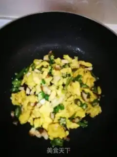 Make Autumn mushroom fried eggs step 7