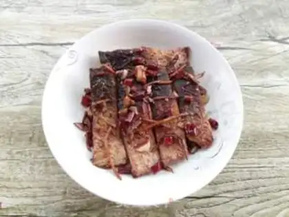 Make Wind-drying fish step 10
