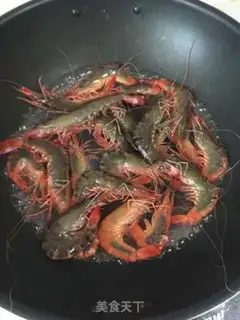 Make White burning shrimp step 2