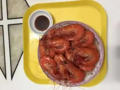 Make White burning shrimp step 5