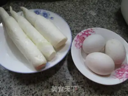 Make White duck eggs step 0