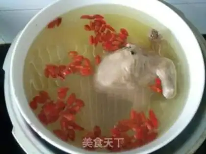 Make Steam medicine, pigeon soup step 11
