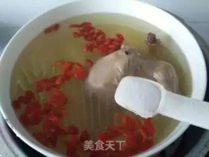 Make Steam medicine, pigeon soup step 12
