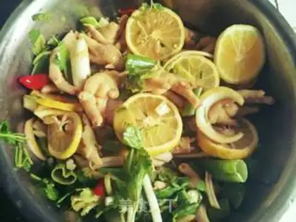 Make Lemon for chicken claws step 12