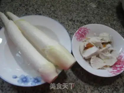 Make A duck egg is fried white step 0