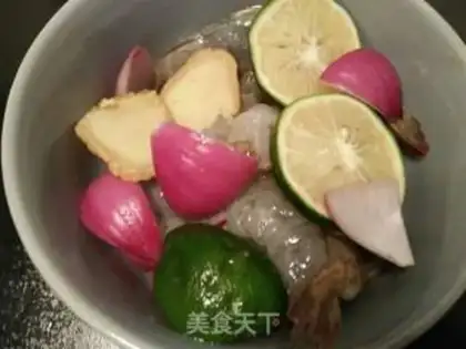 Make Cheese and potatoes and shrimp step 2
