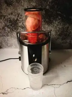 Make Peach juice step 1
