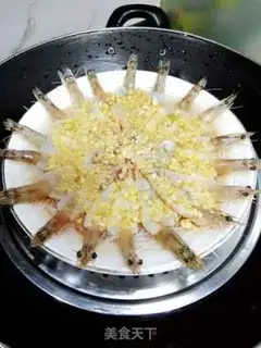 Make Garlic fan shrimp step 10