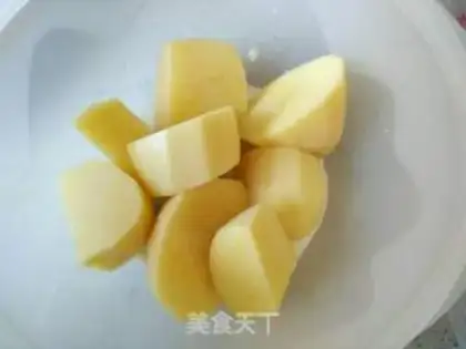 Make Cheese and potatoes and shrimp step 3