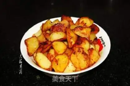 Make Fried potatoes step 4