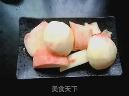 Make Peach juice step 1