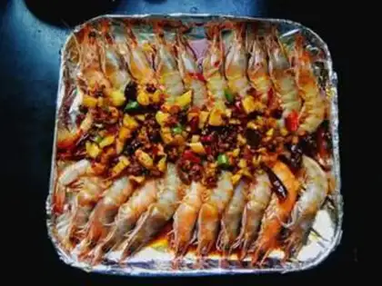 Make Shrimp with garlic sauce step 7
