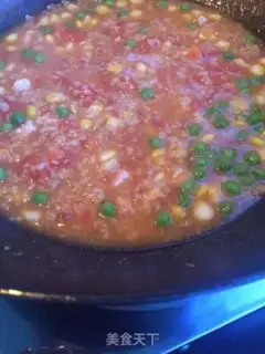 Make Cream shrimp oatmeal step 8