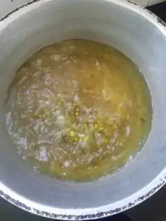 Make Green bean rice step 2
