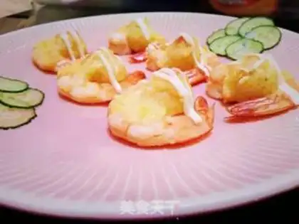 Make Cheese and potatoes and shrimp step 10