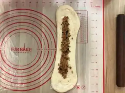 Make Meat pine toast step 8