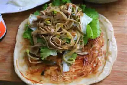 Make Vegetable burrito step 10