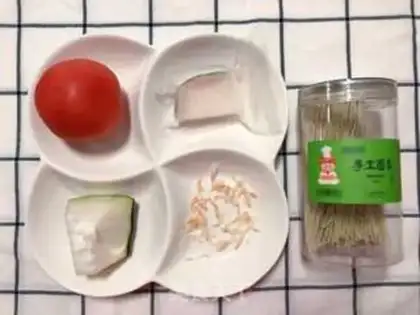 Make Cod melon noodles step 0