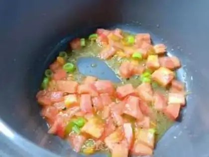 Make Cod melon noodles step 4