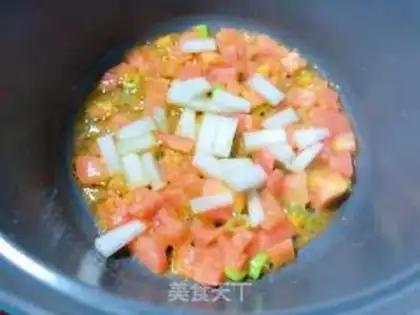 Make Cod melon noodles step 5